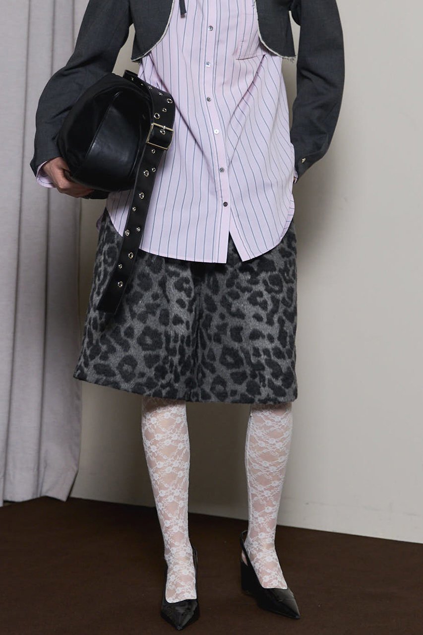 【メゾンスペシャル/MAISON SPECIAL】のLeopard Shorts/レオパードハーフパンツ 人気、トレンドファッション・服の通販 founy(ファニー) 　ファッション　Fashion　レディースファッション　Fashion for Women　パンツ　Pants & Trousers　ショートパンツ・ハーフパンツ　High-Waisted & Relaxed Shorts　2025年　2025　2025-2026秋冬・A/W　Autumn/Winter 2025–26 AW25–26　ショート　Short, Short Length　シンプル　Simple, Minimal　ハーフ　Half, Half-Length　バランス　Balance, Style Balance　フロント　Front, Front Design　レオパード　Leopard, Animal Print　エレガント 上品　Elegant　A/W・秋冬　Autumn/Winter　other-6|ID: prp329100004636784 ipo3291000000033408024