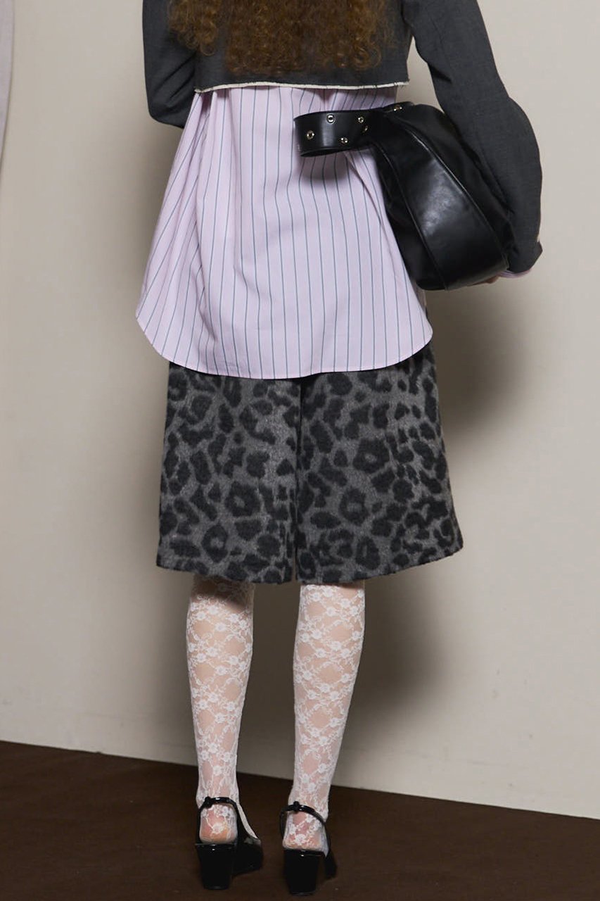 【メゾンスペシャル/MAISON SPECIAL】のLeopard Shorts/レオパードハーフパンツ 人気、トレンドファッション・服の通販 founy(ファニー) 　ファッション　Fashion　レディースファッション　Fashion for Women　パンツ　Pants & Trousers　ショートパンツ・ハーフパンツ　High-Waisted & Relaxed Shorts　2025年　2025　2025-2026秋冬・A/W　Autumn/Winter 2025–26 AW25–26　ショート　Short, Short Length　シンプル　Simple, Minimal　ハーフ　Half, Half-Length　バランス　Balance, Style Balance　フロント　Front, Front Design　レオパード　Leopard, Animal Print　エレガント 上品　Elegant　A/W・秋冬　Autumn/Winter　other-8|ID: prp329100004636784 ipo3291000000033408026