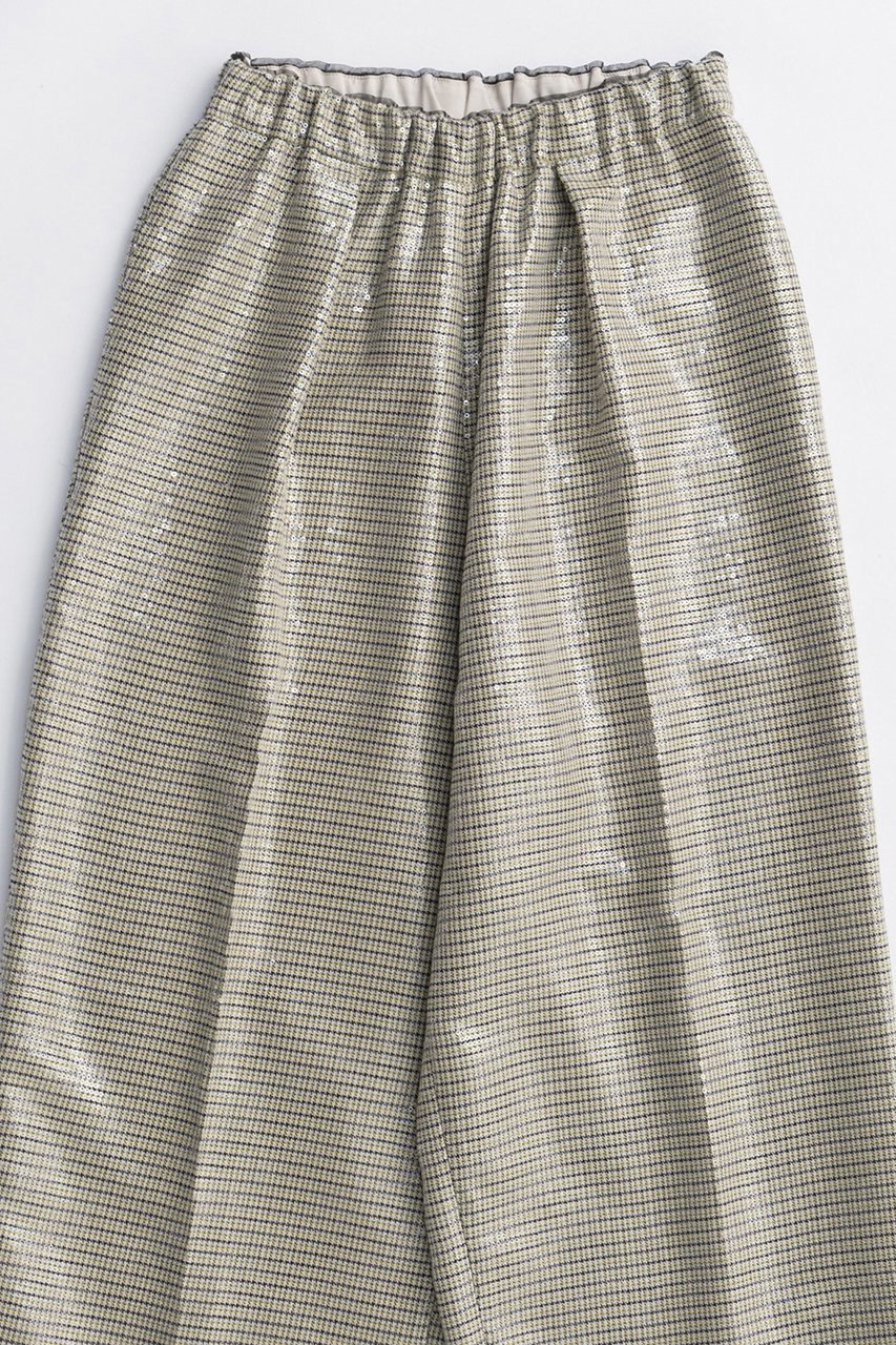 【メゾンスペシャル/MAISON SPECIAL】のMulti Fabric Pants/マルチファブリックパンツ 人気、トレンドファッション・服の通販 founy(ファニー) 　ファッション　Fashion　レディースファッション　Fashion for Women　パンツ　Pants & Trousers　2025年　2025　2025-2026秋冬・A/W　Autumn/Winter 2025–26 AW25–26　エレガント 上品　Elegant　クラシカル　Classical, Vintage-Inspired　ストレート　Straight, Straight Cut　スパンコール　Sequins, Sequin Embellishment　チェック　Check, Plaid, Tartan　ワイド　Wide, Wide Fit　A/W・秋冬　Autumn/Winter　other-2|ID: prp329100004636785 ipo3291000000033408030