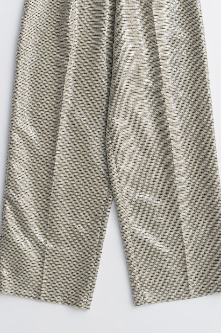 【メゾンスペシャル/MAISON SPECIAL】のMulti Fabric Pants/マルチファブリックパンツ 人気、トレンドファッション・服の通販 founy(ファニー) 　ファッション　Fashion　レディースファッション　Fashion for Women　パンツ　Pants & Trousers　2025年　2025　2025-2026秋冬・A/W　Autumn/Winter 2025–26 AW25–26　エレガント 上品　Elegant　クラシカル　Classical, Vintage-Inspired　ストレート　Straight, Straight Cut　スパンコール　Sequins, Sequin Embellishment　チェック　Check, Plaid, Tartan　ワイド　Wide, Wide Fit　A/W・秋冬　Autumn/Winter　other-3|ID: prp329100004636785 ipo3291000000033408031