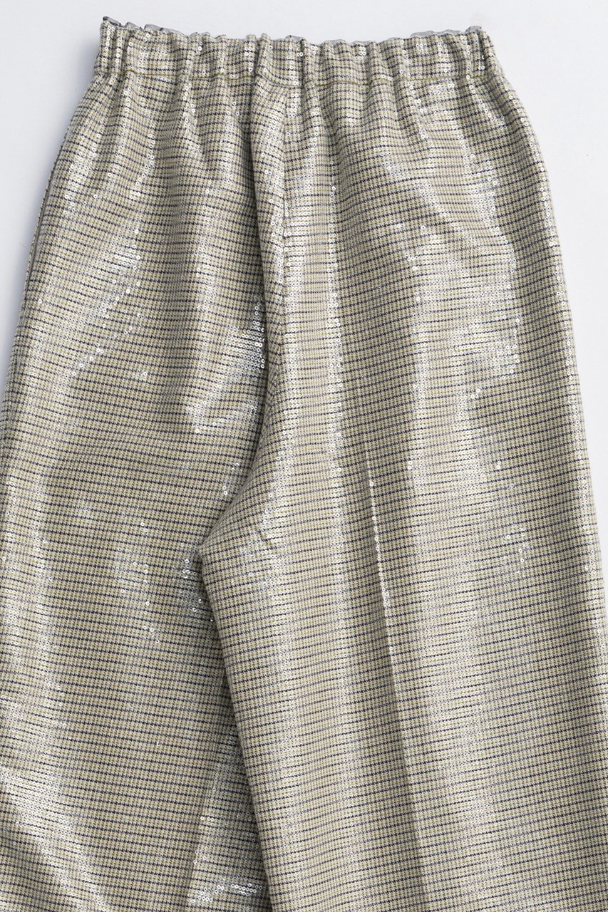 【メゾンスペシャル/MAISON SPECIAL】のMulti Fabric Pants/マルチファブリックパンツ 人気、トレンドファッション・服の通販 founy(ファニー) 　ファッション　Fashion　レディースファッション　Fashion for Women　パンツ　Pants & Trousers　2025年　2025　2025-2026秋冬・A/W　Autumn/Winter 2025–26 AW25–26　エレガント 上品　Elegant　クラシカル　Classical, Vintage-Inspired　ストレート　Straight, Straight Cut　スパンコール　Sequins, Sequin Embellishment　チェック　Check, Plaid, Tartan　ワイド　Wide, Wide Fit　A/W・秋冬　Autumn/Winter　other-5|ID: prp329100004636785 ipo3291000000033408033
