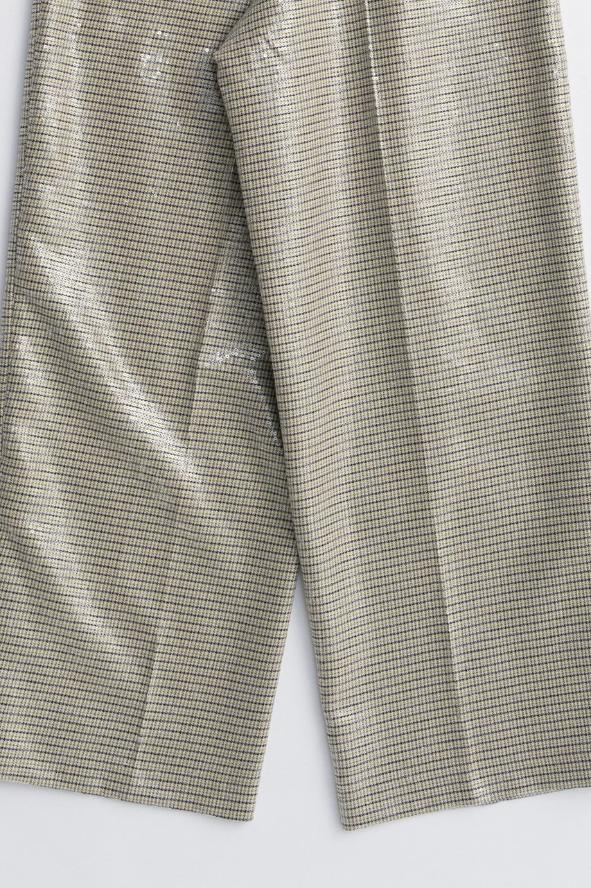 【メゾンスペシャル/MAISON SPECIAL】のMulti Fabric Pants/マルチファブリックパンツ 人気、トレンドファッション・服の通販 founy(ファニー) 　ファッション　Fashion　レディースファッション　Fashion for Women　パンツ　Pants & Trousers　2025年　2025　2025-2026秋冬・A/W　Autumn/Winter 2025–26 AW25–26　エレガント 上品　Elegant　クラシカル　Classical, Vintage-Inspired　ストレート　Straight, Straight Cut　スパンコール　Sequins, Sequin Embellishment　チェック　Check, Plaid, Tartan　ワイド　Wide, Wide Fit　A/W・秋冬　Autumn/Winter　other-6|ID: prp329100004636785 ipo3291000000033408034