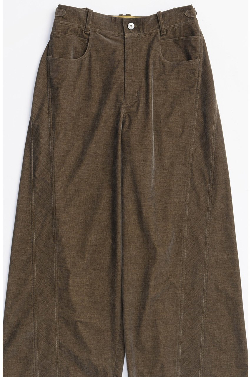 【メゾンスペシャル/MAISON SPECIAL】のChambray Corduroy Wide Pants/シャンブレーコーデュロイワイドパンツ インテリア・キッズ・メンズ・レディースファッション・服の通販 founy(ファニー) 　ファッション　Fashion　レディースファッション　Fashion for Women　パンツ　Pants & Trousers　コーデュロイ　Corduroy, Cord Fabric　今季　This Season, Current Season　ストレート　Straight, Straight Cut　リラックス　Relax, Relaxed Fit　ワイド　Wide, Wide Fit　A/W・秋冬　Autumn/Winter　エレガント 上品　Elegant　2025年　2025　2025-2026秋冬・A/W　Autumn/Winter 2025–26 AW25–26　KHK(カーキ)|ID: prp329100004636787 ipo3291000000033408050