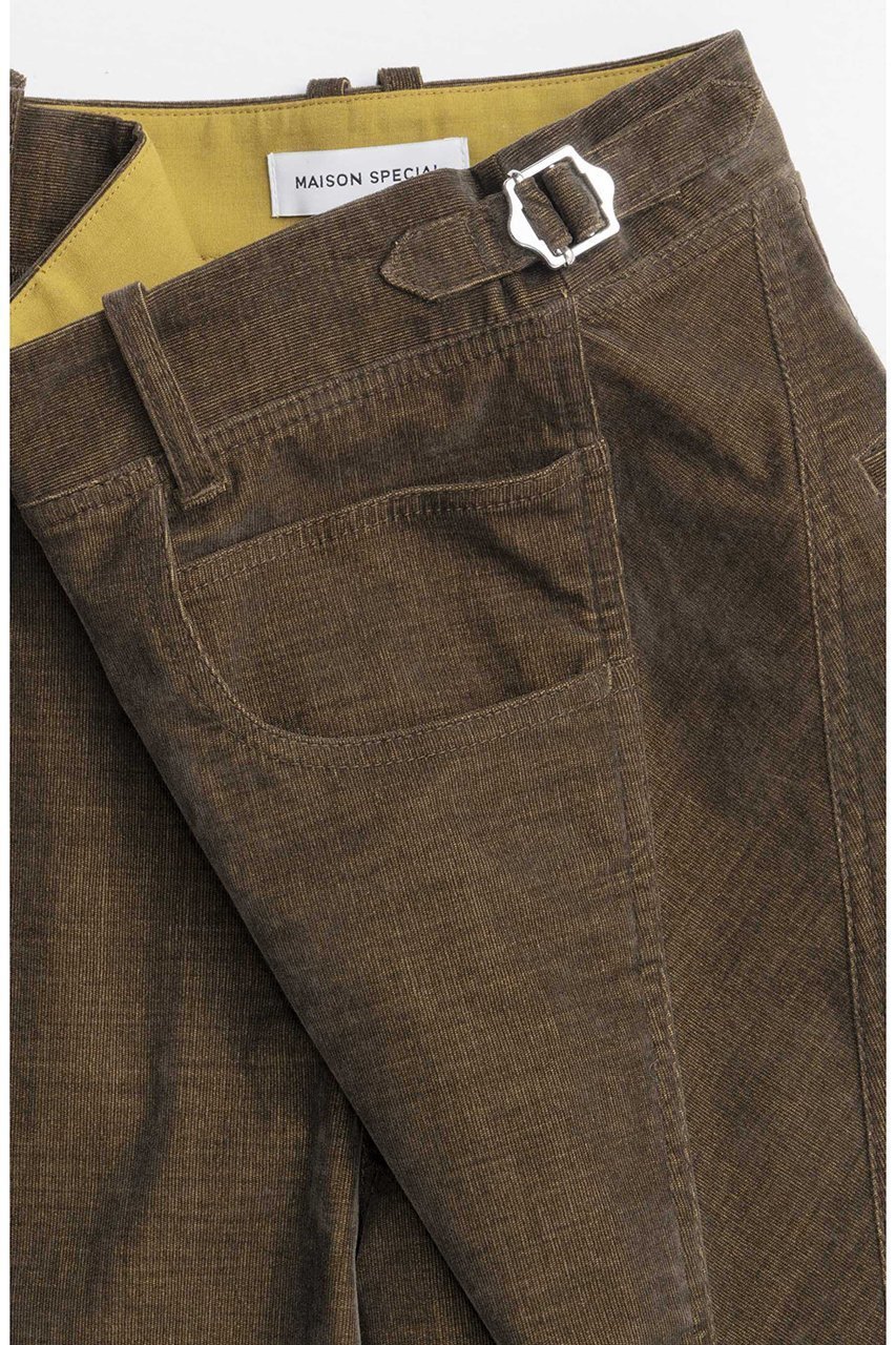 【メゾンスペシャル/MAISON SPECIAL】のChambray Corduroy Wide Pants/シャンブレーコーデュロイワイドパンツ 人気、トレンドファッション・服の通販 founy(ファニー) 　ファッション　Fashion　レディースファッション　Fashion for Women　パンツ　Pants & Trousers　コーデュロイ　Corduroy, Cord Fabric　今季　This Season, Current Season　ストレート　Straight, Straight Cut　リラックス　Relax, Relaxed Fit　ワイド　Wide, Wide Fit　A/W・秋冬　Autumn/Winter　エレガント 上品　Elegant　2025年　2025　2025-2026秋冬・A/W　Autumn/Winter 2025–26 AW25–26　other-2|ID: prp329100004636787 ipo3291000000033408051