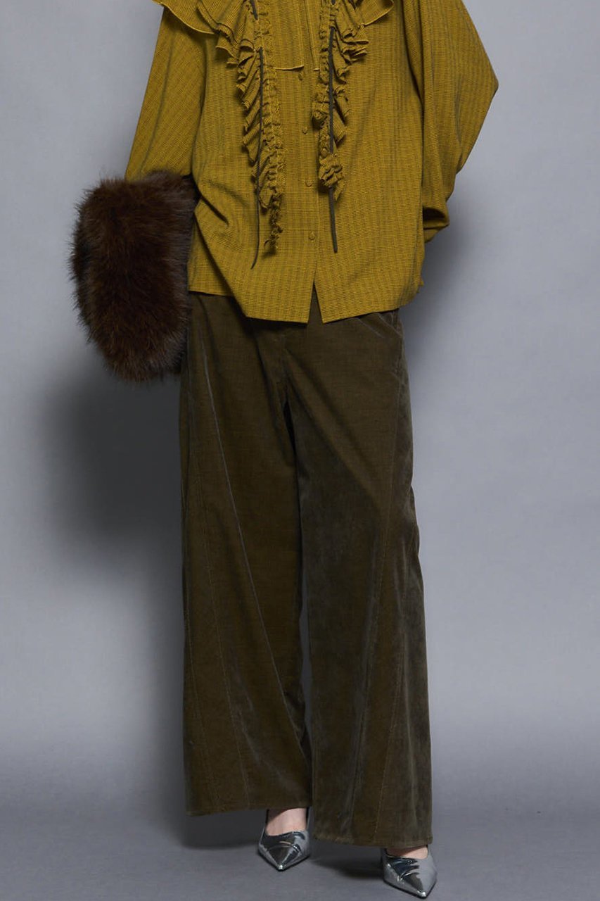 【メゾンスペシャル/MAISON SPECIAL】のChambray Corduroy Wide Pants/シャンブレーコーデュロイワイドパンツ 人気、トレンドファッション・服の通販 founy(ファニー) 　ファッション　Fashion　レディースファッション　Fashion for Women　パンツ　Pants & Trousers　コーデュロイ　Corduroy, Cord Fabric　今季　This Season, Current Season　ストレート　Straight, Straight Cut　リラックス　Relax, Relaxed Fit　ワイド　Wide, Wide Fit　A/W・秋冬　Autumn/Winter　エレガント 上品　Elegant　2025年　2025　2025-2026秋冬・A/W　Autumn/Winter 2025–26 AW25–26　other-4|ID: prp329100004636787 ipo3291000000033408053