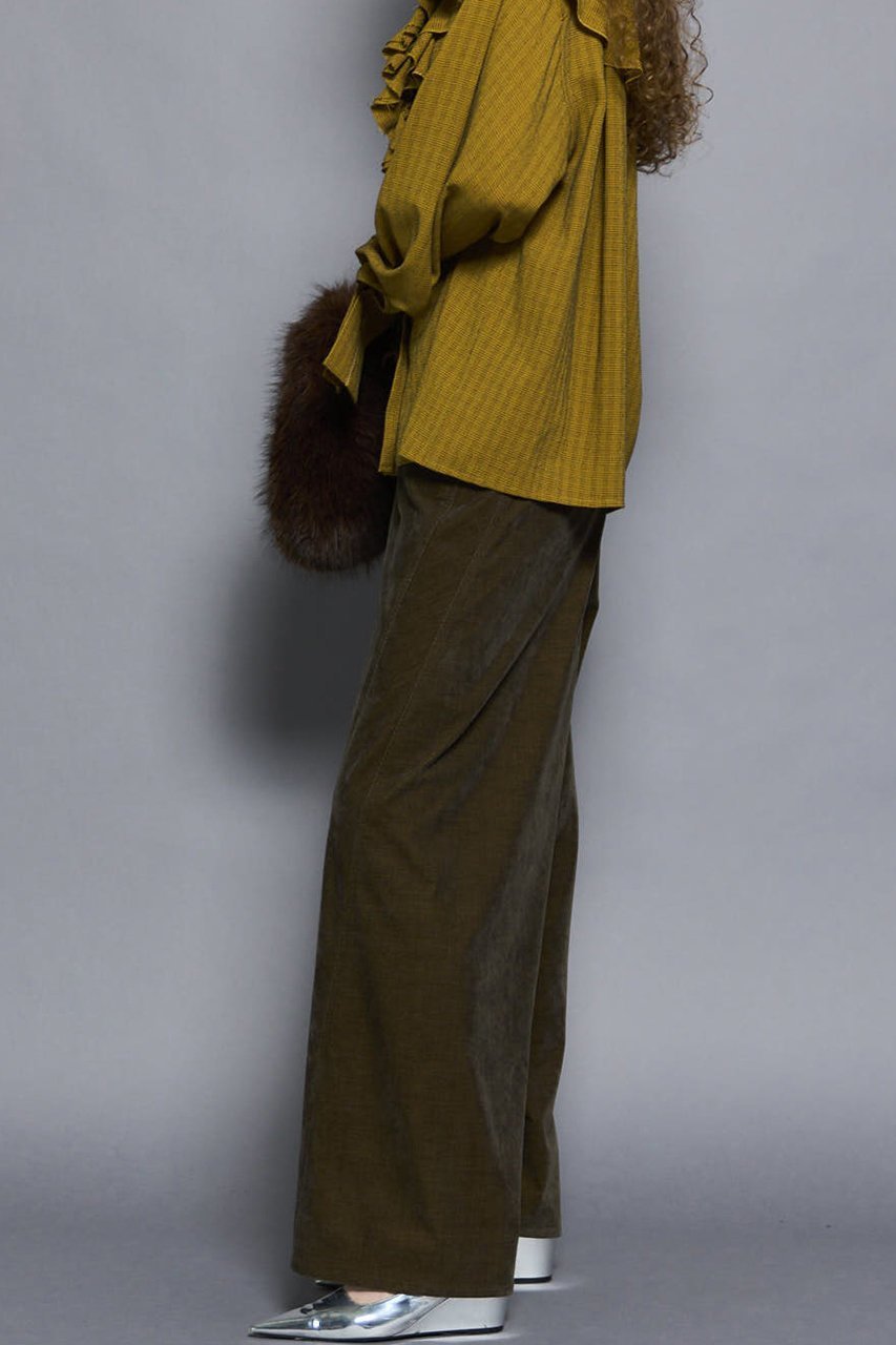 【メゾンスペシャル/MAISON SPECIAL】のChambray Corduroy Wide Pants/シャンブレーコーデュロイワイドパンツ 人気、トレンドファッション・服の通販 founy(ファニー) 　ファッション　Fashion　レディースファッション　Fashion for Women　パンツ　Pants & Trousers　コーデュロイ　Corduroy, Cord Fabric　今季　This Season, Current Season　ストレート　Straight, Straight Cut　リラックス　Relax, Relaxed Fit　ワイド　Wide, Wide Fit　A/W・秋冬　Autumn/Winter　エレガント 上品　Elegant　2025年　2025　2025-2026秋冬・A/W　Autumn/Winter 2025–26 AW25–26　other-5|ID: prp329100004636787 ipo3291000000033408054