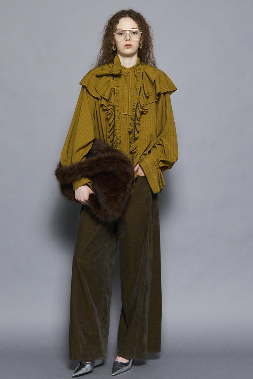 【メゾンスペシャル/MAISON SPECIAL】のChambray Corduroy Wide Pants/シャンブレーコーデュロイワイドパンツ 人気、トレンドファッション・服の通販 founy(ファニー) 　ファッション　Fashion　レディースファッション　Fashion for Women　パンツ　Pants & Trousers　コーデュロイ　Corduroy, Cord Fabric　今季　This Season, Current Season　ストレート　Straight, Straight Cut　リラックス　Relax, Relaxed Fit　ワイド　Wide, Wide Fit　A/W・秋冬　Autumn/Winter　エレガント 上品　Elegant　2025年　2025　2025-2026秋冬・A/W　Autumn/Winter 2025–26 AW25–26　other-7|ID: prp329100004636787 ipo3291000000033408056