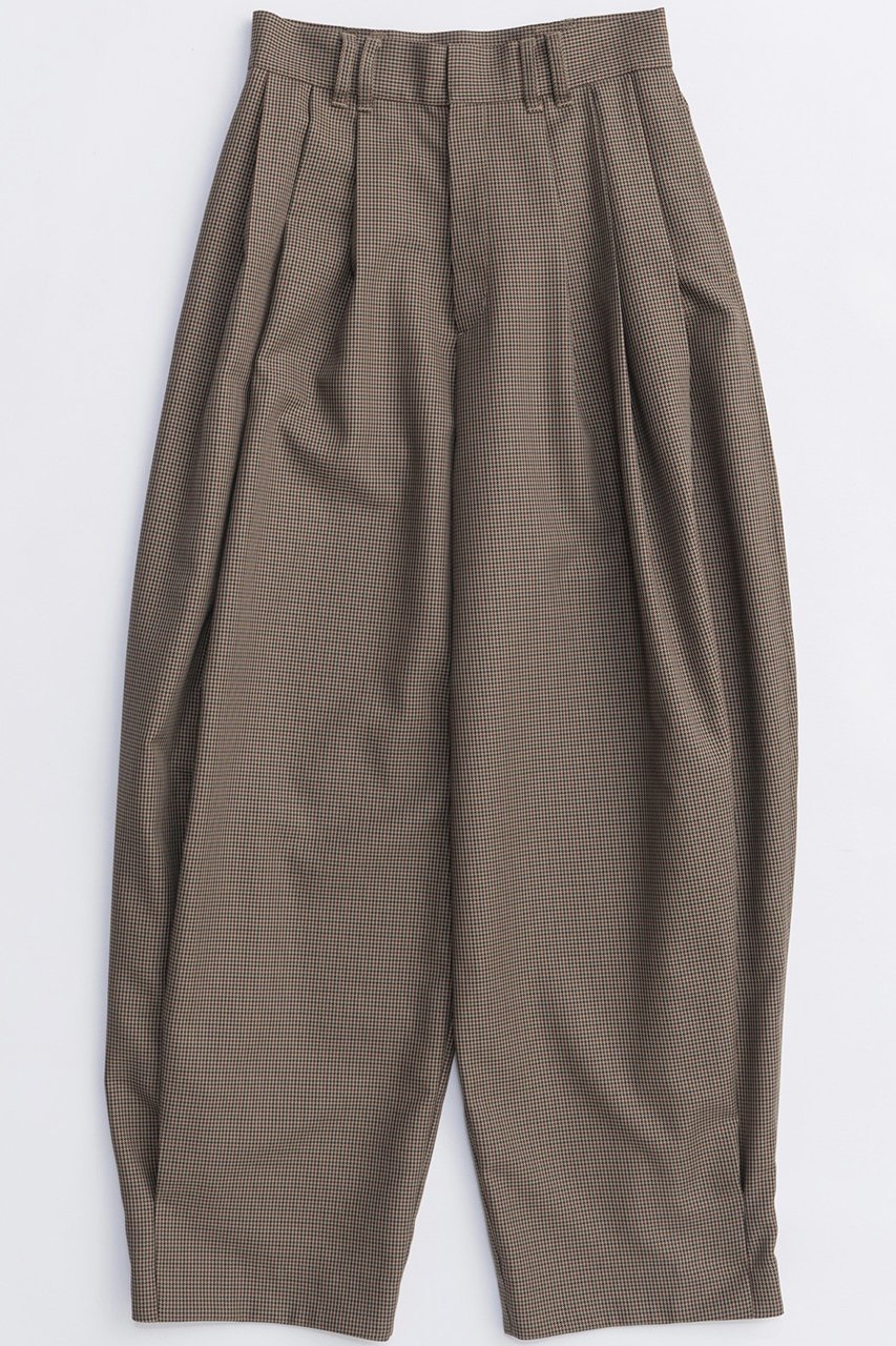 【メゾンスペシャル/MAISON SPECIAL】のTuck Balloon Volume Pants/タックバルーンボリュームパンツ インテリア・キッズ・メンズ・レディースファッション・服の通販 founy(ファニー) 　ファッション　Fashion　レディースファッション　Fashion for Women　パンツ　Pants & Trousers　クラシカル　Classical, Vintage-Inspired　バランス　Balance, Style Balance　パターン　Pattern, Design Print　フォルム　Silhouette, Form　A/W・秋冬　Autumn/Winter　エレガント 上品　Elegant　2025年　2025　2025-2026秋冬・A/W　Autumn/Winter 2025–26 AW25–26　BRN(ブラウン)|ID: prp329100004636789 ipo3291000000033408068