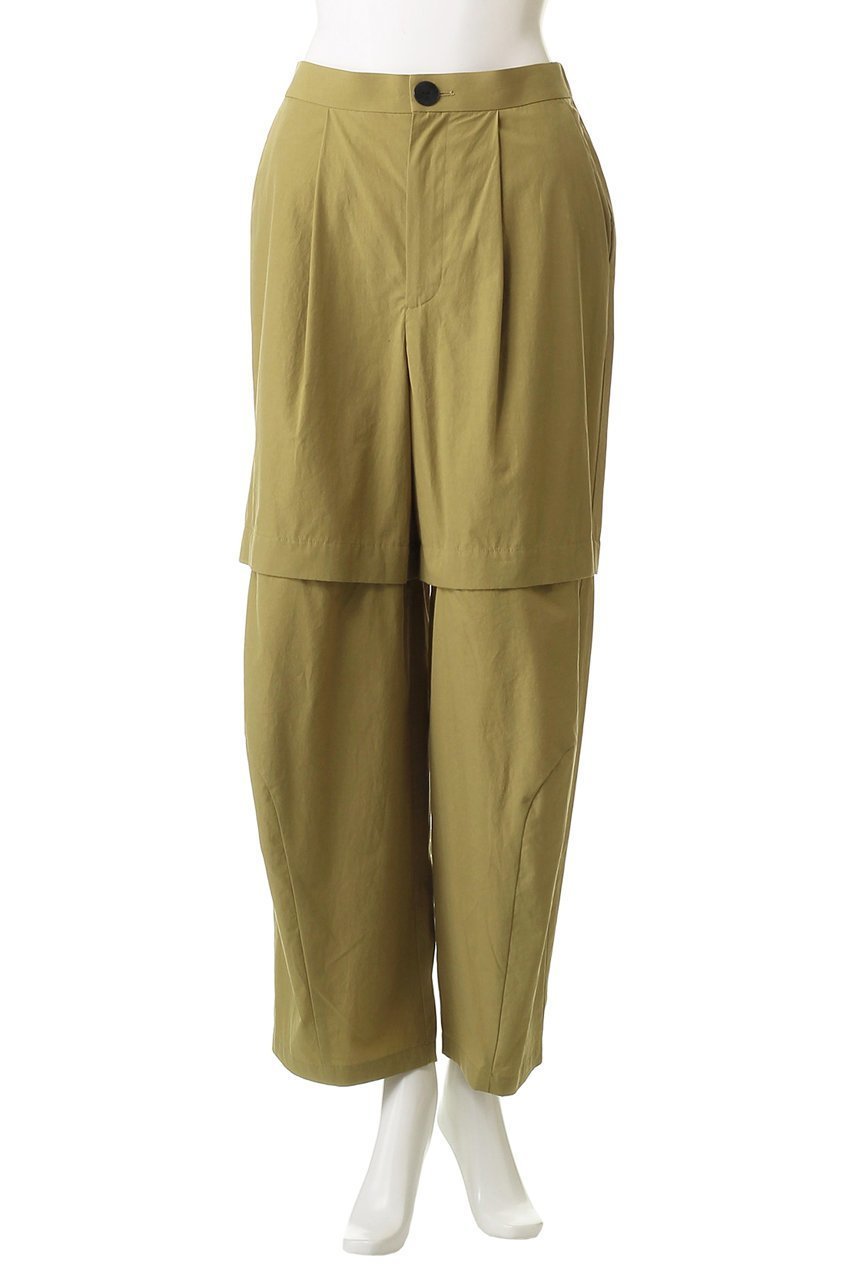 【ナゴンスタンス/nagonstans】のteck cocoon pants/パンツ 人気、トレンドファッション・服の通販 founy(ファニー) 　ファッション　Fashion　レディースファッション　Fashion for Women　パンツ　Pants & Trousers　おすすめ　Recommended / Our Picks　スリット　Slit, Slit Detail　ハーフ　Half, Half-Length　再入荷　Restock / Back in Stock　定番　Standard, Basic Item　other-2|ID: prp329100004636791 ipo3291000000033408089