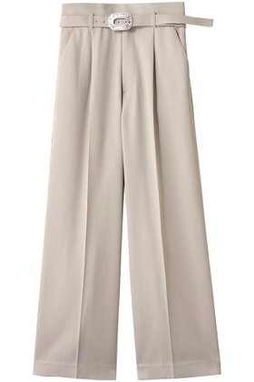 【アルアバイル/allureville】 【Loulou Willoughby】ビジューバックルパンツ人気、トレンドファッション・服の通販 founy(ファニー) ファッション Fashion レディースファッション Fashion for Women パンツ Pants & Trousers バッグ Bags 2025年 2025 2025-2026秋冬・A/W Autumn/Winter 2025–26 AW25–26 エレガント 上品 Elegant センター Center, Center Line ツイル Twist, Twisted Detail ワイド Wide, Wide Fit A/W・秋冬 Autumn/Winter |ID:prp329100004636792
