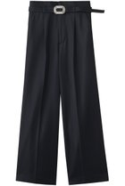 【アルアバイル/allureville】の【Loulou Willoughby】ビジューバックルパンツ 人気、トレンドファッション・服の通販 founy(ファニー) ファッション Fashion レディースファッション Fashion for Women パンツ Pants & Trousers バッグ Bags 2025年 2025 2025-2026秋冬・A/W Autumn/Winter 2025–26 AW25–26 エレガント 上品 Elegant センター Center, Center Line ツイル Twist, Twisted Detail ワイド Wide, Wide Fit A/W・秋冬 Autumn/Winter thumbnail ネイビー|ID: prp329100004636792 ipo3291000000033408096