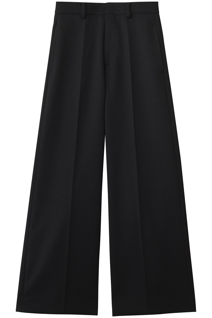 【カナコ サカイ/KANAKO SAKAI】のWOOL ワイド パンツ JPサイズ インテリア・キッズ・メンズ・レディースファッション・服の通販 founy(ファニー) 　ファッション　Fashion　レディースファッション　Fashion for Women　パンツ　Pants & Trousers　ストレート　Straight, Straight Cut　センター　Center, Center Line　ワイド　Wide, Wide Fit　エレガント 上品　Elegant　ブラック|ID: prp329100004636796 ipo3291000000036038840