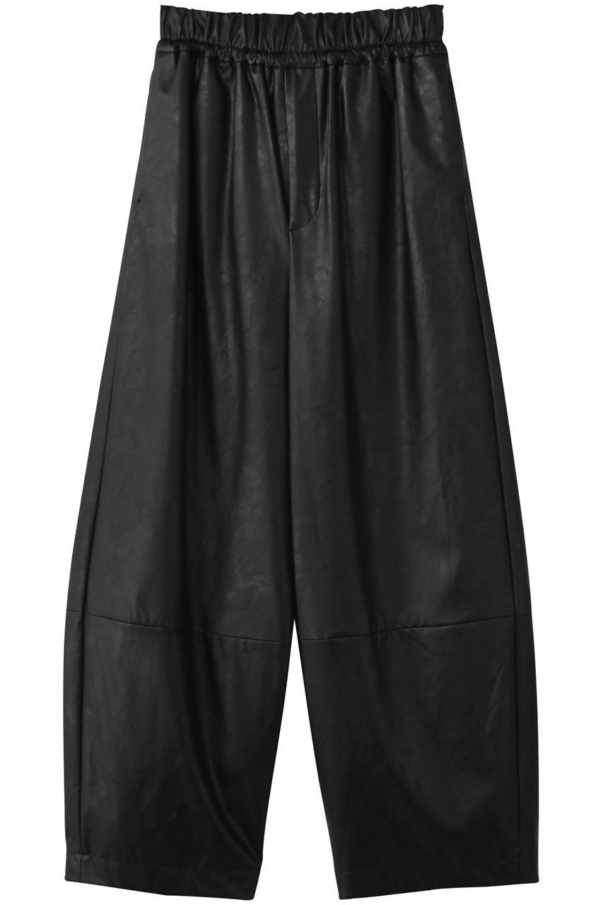 【サクラ/SACRA】のシンセティックレザーパンツ 人気、トレンドファッション・服の通販 founy(ファニー) 　ファッション　Fashion　レディースファッション　Fashion for Women　パンツ　Pants & Trousers　2025年　2025　2025-2026秋冬・A/W　Autumn/Winter 2025–26 AW25–26　ドローストリング　Drawstring, Pull Cord　リラックス　Relax, Relaxed Fit　ワイド　Wide, Wide Fit　A/W・秋冬　Autumn/Winter　 other-1|ID: prp329100004636797 ipo3291000000033408135