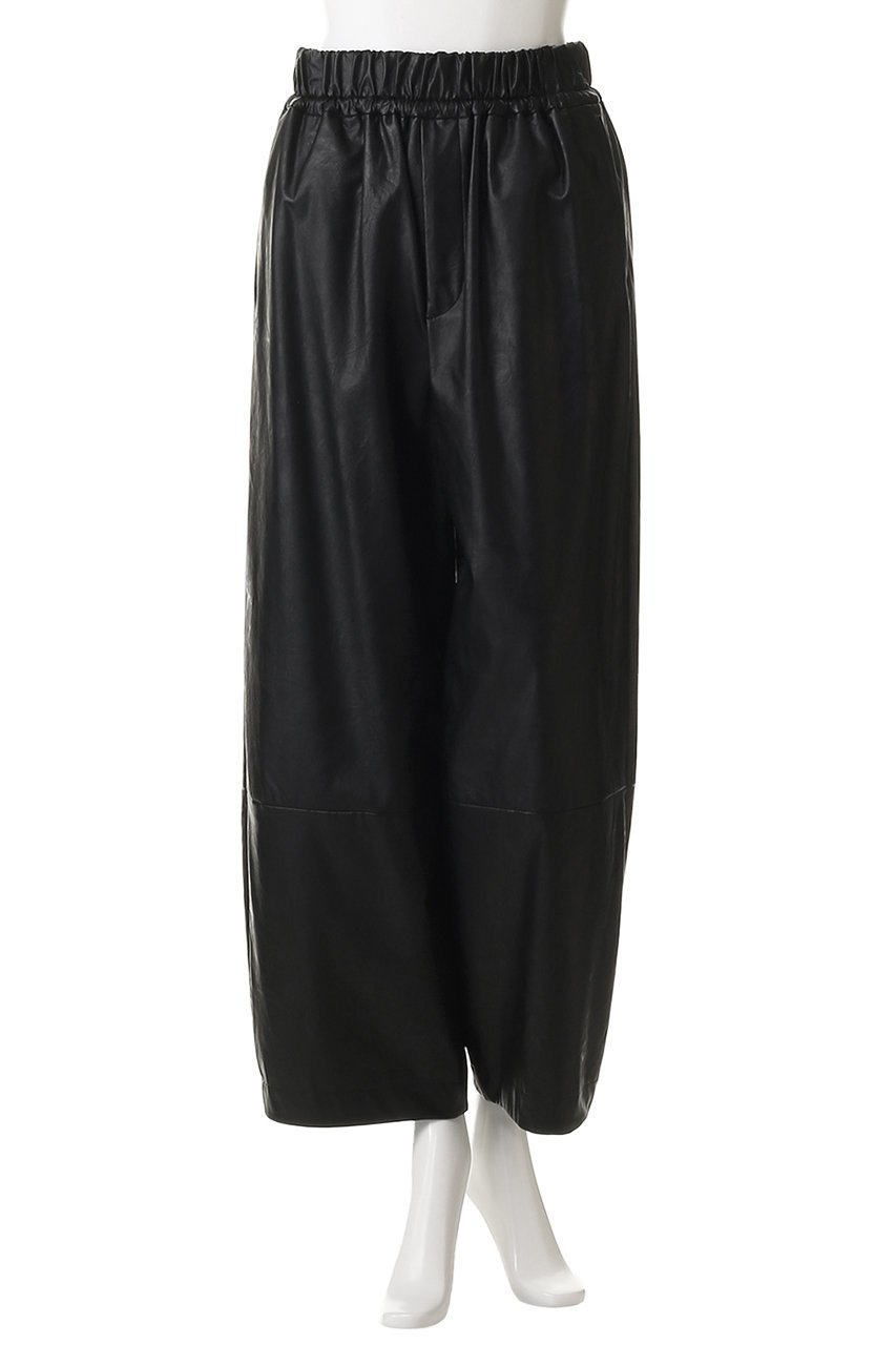 【サクラ/SACRA】のシンセティックレザーパンツ 人気、トレンドファッション・服の通販 founy(ファニー) 　ファッション　Fashion　レディースファッション　Fashion for Women　パンツ　Pants & Trousers　2025年　2025　2025-2026秋冬・A/W　Autumn/Winter 2025–26 AW25–26　ドローストリング　Drawstring, Pull Cord　リラックス　Relax, Relaxed Fit　ワイド　Wide, Wide Fit　A/W・秋冬　Autumn/Winter　other-2|ID: prp329100004636797 ipo3291000000033408137