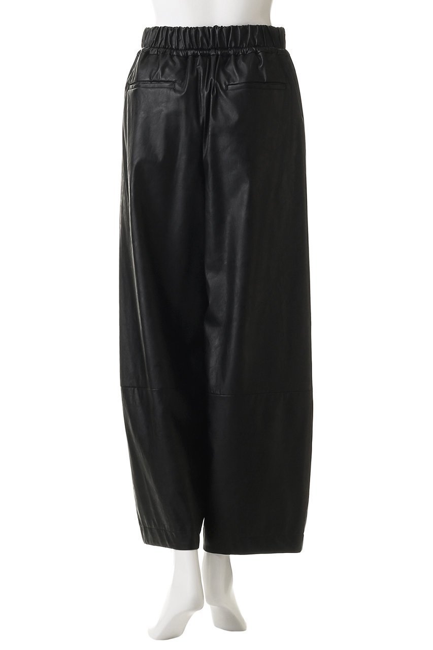 【サクラ/SACRA】のシンセティックレザーパンツ 人気、トレンドファッション・服の通販 founy(ファニー) 　ファッション　Fashion　レディースファッション　Fashion for Women　パンツ　Pants & Trousers　2025年　2025　2025-2026秋冬・A/W　Autumn/Winter 2025–26 AW25–26　ドローストリング　Drawstring, Pull Cord　リラックス　Relax, Relaxed Fit　ワイド　Wide, Wide Fit　A/W・秋冬　Autumn/Winter　other-4|ID: prp329100004636797 ipo3291000000033408139