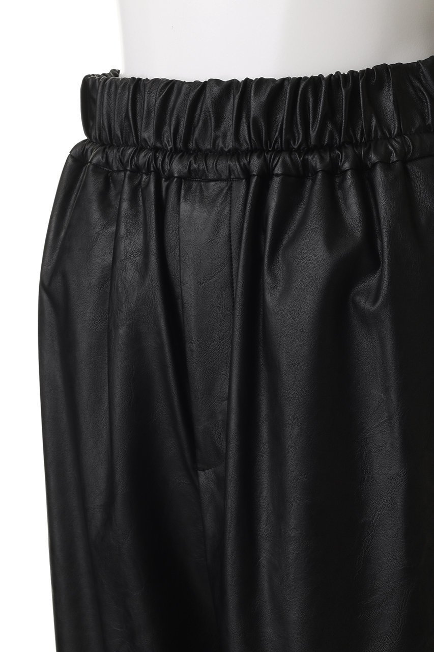 【サクラ/SACRA】のシンセティックレザーパンツ 人気、トレンドファッション・服の通販 founy(ファニー) 　ファッション　Fashion　レディースファッション　Fashion for Women　パンツ　Pants & Trousers　2025年　2025　2025-2026秋冬・A/W　Autumn/Winter 2025–26 AW25–26　ドローストリング　Drawstring, Pull Cord　リラックス　Relax, Relaxed Fit　ワイド　Wide, Wide Fit　A/W・秋冬　Autumn/Winter　other-5|ID: prp329100004636797 ipo3291000000033408140