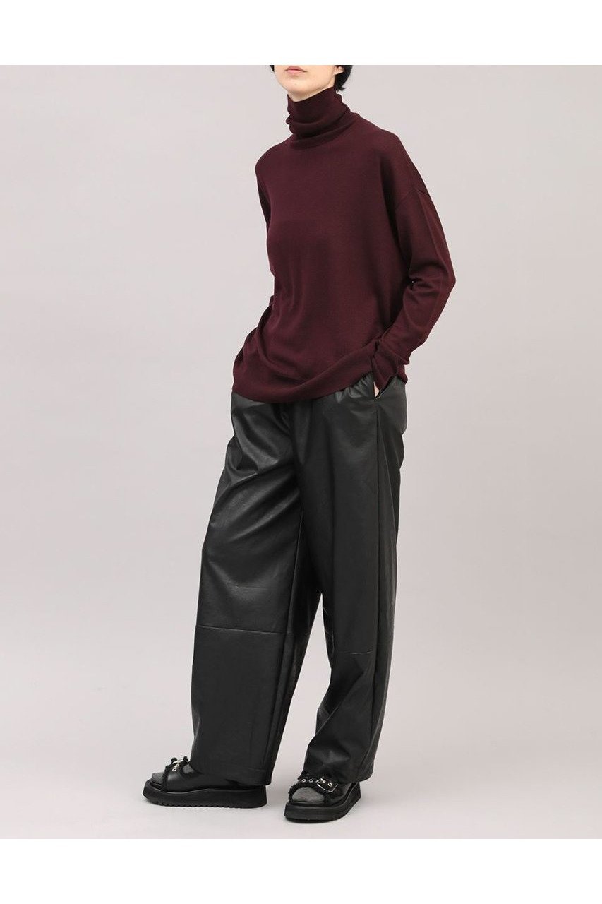 【サクラ/SACRA】のシンセティックレザーパンツ 人気、トレンドファッション・服の通販 founy(ファニー) 　ファッション　Fashion　レディースファッション　Fashion for Women　パンツ　Pants & Trousers　2025年　2025　2025-2026秋冬・A/W　Autumn/Winter 2025–26 AW25–26　ドローストリング　Drawstring, Pull Cord　リラックス　Relax, Relaxed Fit　ワイド　Wide, Wide Fit　A/W・秋冬　Autumn/Winter　other-8|ID: prp329100004636797 ipo3291000000033408143