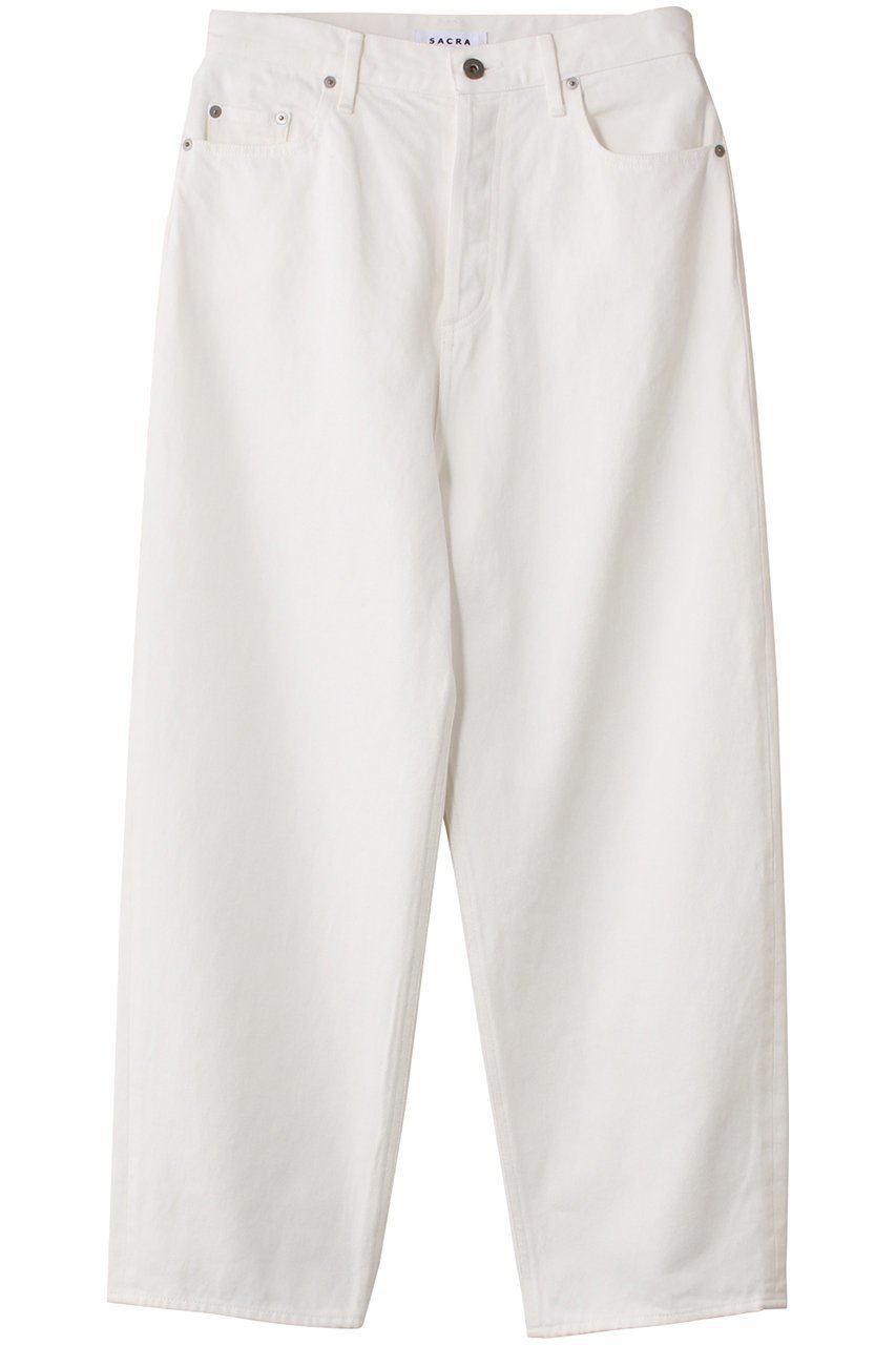 【サクラ/SACRA】のヴィンテージデニムパンツ インテリア・キッズ・メンズ・レディースファッション・服の通販 founy(ファニー) 　ファッション　Fashion　レディースファッション　Fashion for Women　パンツ　Pants & Trousers　デニムパンツ・ジーンズ・美脚デニム　Denim Jeans & Pants　2025年　2025　2025-2026秋冬・A/W　Autumn/Winter 2025–26 AW25–26　デニム　Denim, Jeans Material　ボトム　Bottoms, Lower Wear　ポケット　Pocket, Pocket Detail　ワイド　Wide, Wide Fit　A/W・秋冬　Autumn/Winter　オフホワイト|ID: prp329100004636798 ipo3291000000033408145