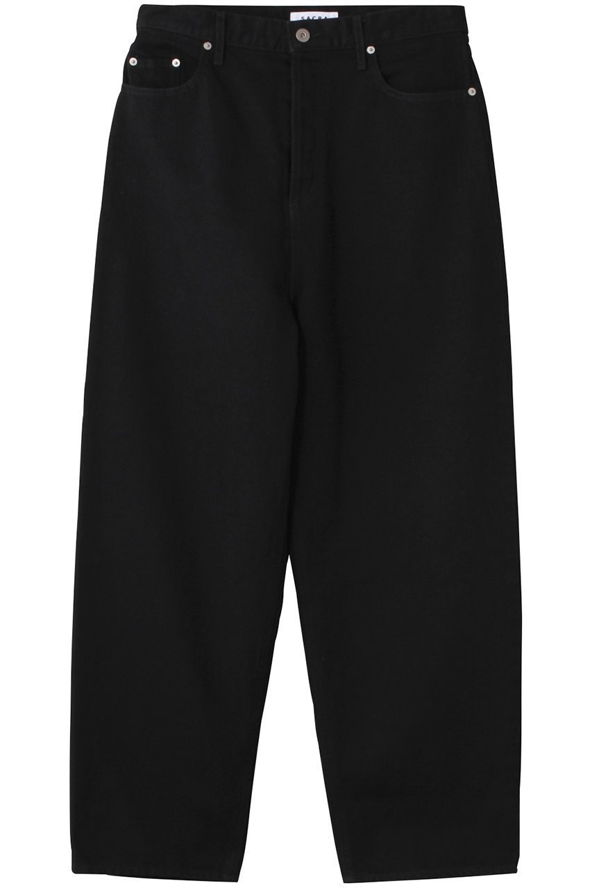 【サクラ/SACRA】のヴィンテージデニムパンツ インテリア・キッズ・メンズ・レディースファッション・服の通販 founy(ファニー) 　ファッション　Fashion　レディースファッション　Fashion for Women　パンツ　Pants & Trousers　デニムパンツ・ジーンズ・美脚デニム　Denim Jeans & Pants　2025年　2025　2025-2026秋冬・A/W　Autumn/Winter 2025–26 AW25–26　デニム　Denim, Jeans Material　ボトム　Bottoms, Lower Wear　ポケット　Pocket, Pocket Detail　ワイド　Wide, Wide Fit　A/W・秋冬　Autumn/Winter　ブラック|ID: prp329100004636798 ipo3291000000033408146