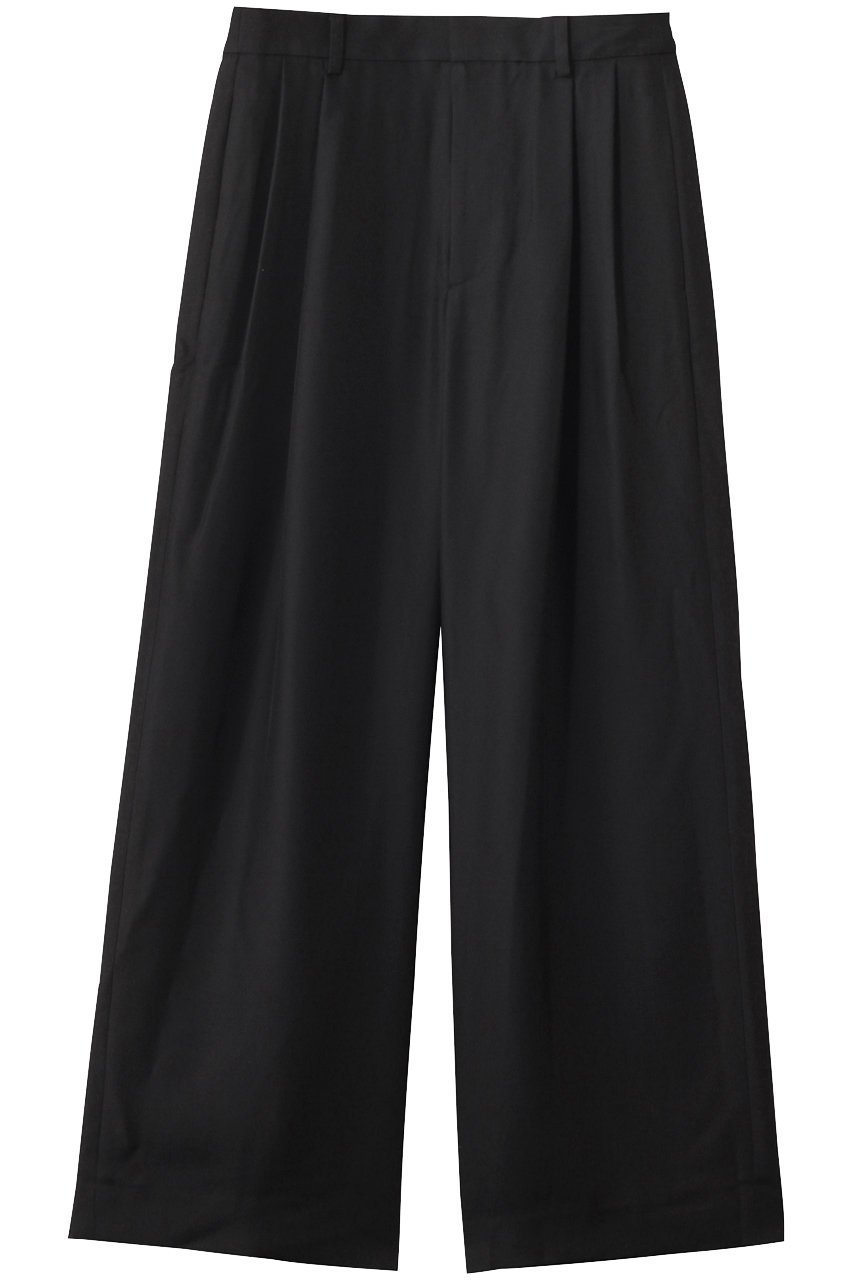 【セアン/SCEARN】の22MM SILK TWILL パンツ インテリア・キッズ・メンズ・レディースファッション・服の通販 founy(ファウニー) 　ファッション　Fashion　レディースファッション　Fashion for Women　パンツ　Pants & Trousers　おすすめ　Recommended / Our Picks　ベーシック　Basic, Essential　リュクス　Luxury, Elegant, High-End, Chic　ワイド　Wide, Wide Fit　Black|ID: prp329100004636799 ipo3291000000036956887
