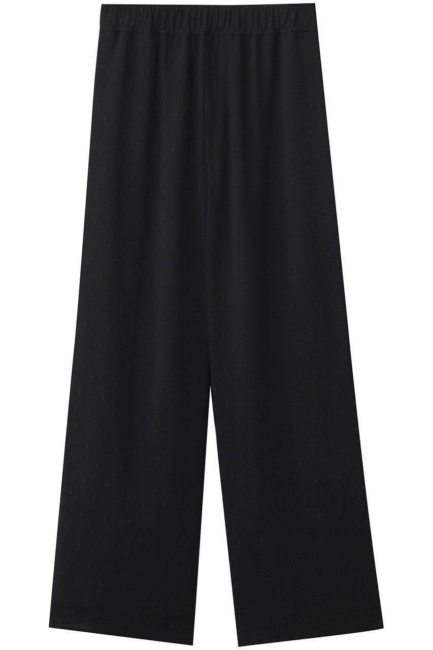 【エリオポール/heliopole】の【TICCA】DOT EMBROIDERYパンツ インテリア・キッズ・メンズ・レディースファッション・服の通販 founy(ファニー) 　ファッション　Fashion　レディースファッション　Fashion for Women　パンツ　Pants & Trousers　サンダル　Sandals, Summer Shoes　シンプル　Simple, Minimal　スニーカー　Sneakers, Trainers　ドット　Polka Dot, Dot Pattern　エレガント 上品　Elegant　ブラック|ID: prp329100004636802 ipo3291000000036132834