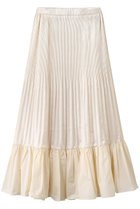 【プランク プロジェクト/PRANK PROJECT】のプリーツスカート / Pleated Skirt 人気、トレンドファッション・服の通販 founy(ファニー) ファッション Fashion レディースファッション Fashion for Women スカート Skirts プリーツスカート / 上品フェミニンスタイル Pleated Skirts ロングスカート Long Skirts / Maxi & Midi Skirts ギャザー Gathered, Ruffled サテン Satin, Glossy Fabric タフタ Taffeta, Structured Fabric パーティ Party, Party Style フレア Flare, Flared プリーツ Pleats, Pleated ロング Long, Long-Length 再入荷 Restock / Back in Stock thumbnail IVR(アイボリー)|ID: prp329100004636803 ipo3291000000033408189