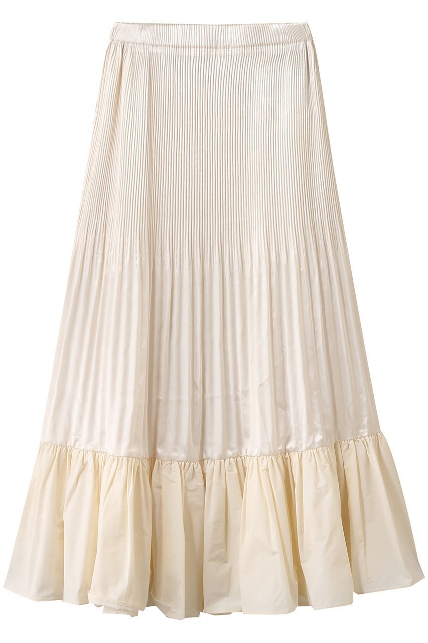 【プランク プロジェクト/PRANK PROJECT】のプリーツスカート / Pleated Skirt インテリア・キッズ・メンズ・レディースファッション・服の通販 founy(ファニー) 　ファッション　Fashion　レディースファッション　Fashion for Women　スカート　Skirts　プリーツスカート / 上品フェミニンスタイル　Pleated Skirts　ロングスカート　Long Skirts / Maxi & Midi Skirts　ギャザー　Gathered, Ruffled　サテン　Satin, Glossy Fabric　タフタ　Taffeta, Structured Fabric　パーティ　Party, Party Style　フレア　Flare, Flared　プリーツ　Pleats, Pleated　ロング　Long, Long-Length　再入荷　Restock / Back in Stock　IVR(アイボリー)|ID: prp329100004636803 ipo3291000000033408189