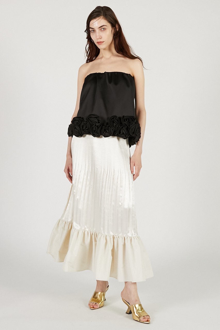 【プランク プロジェクト/PRANK PROJECT】のプリーツスカート / Pleated Skirt 人気、トレンドファッション・服の通販 founy(ファニー) 　ファッション　Fashion　レディースファッション　Fashion for Women　スカート　Skirts　プリーツスカート / 上品フェミニンスタイル　Pleated Skirts　ロングスカート　Long Skirts / Maxi & Midi Skirts　ギャザー　Gathered, Ruffled　サテン　Satin, Glossy Fabric　タフタ　Taffeta, Structured Fabric　パーティ　Party, Party Style　フレア　Flare, Flared　プリーツ　Pleats, Pleated　ロング　Long, Long-Length　再入荷　Restock / Back in Stock　other-6|ID: prp329100004636803 ipo3291000000033408194