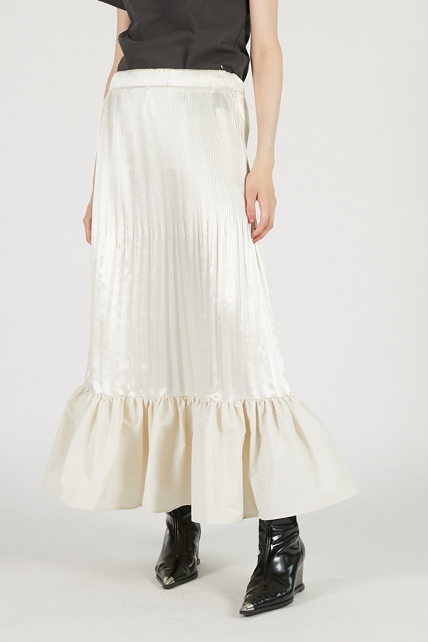 【プランク プロジェクト/PRANK PROJECT】のプリーツスカート / Pleated Skirt 人気、トレンドファッション・服の通販 founy(ファニー) 　ファッション　Fashion　レディースファッション　Fashion for Women　スカート　Skirts　プリーツスカート / 上品フェミニンスタイル　Pleated Skirts　ロングスカート　Long Skirts / Maxi & Midi Skirts　ギャザー　Gathered, Ruffled　サテン　Satin, Glossy Fabric　タフタ　Taffeta, Structured Fabric　パーティ　Party, Party Style　フレア　Flare, Flared　プリーツ　Pleats, Pleated　ロング　Long, Long-Length　再入荷　Restock / Back in Stock　other-8|ID: prp329100004636803 ipo3291000000033408196