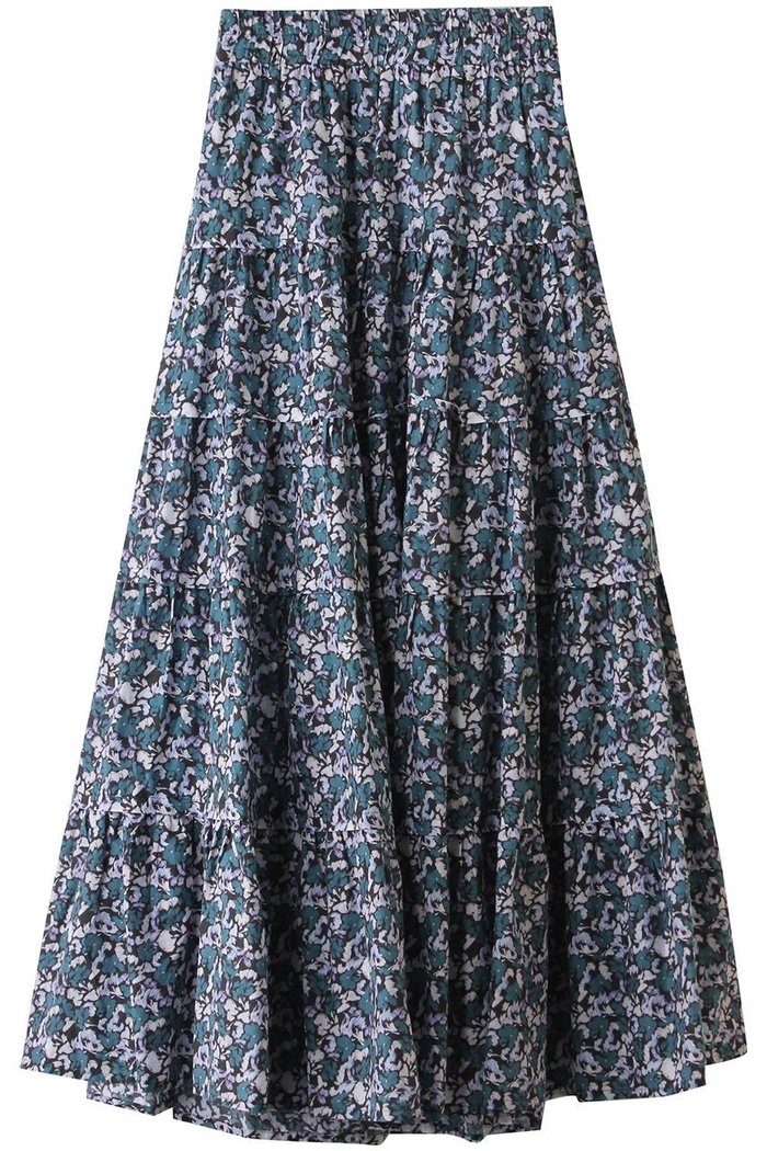 【マーレット/MERLETTE】のHANA PRINT フラワープリント ウエストゴムティアードロングスカート インテリア・キッズ・メンズ・レディースファッション・服の通販 founy(ファニー) https://founy.com/ ファッション Fashion レディースファッション Fashion for Women スカート Skirts ロングスカート Long Skirts / Maxi & Midi Skirts 2025年 2025 2025-2026秋冬・A/W Autumn/Winter 2025–26 AW25–26 フラワー Flower, Floral プリント Print, Printed Pattern ロング Long, Long-Length A/W・秋冬 Autumn/Winter |ID: prp329100004636805 ipo3291000000033408205
