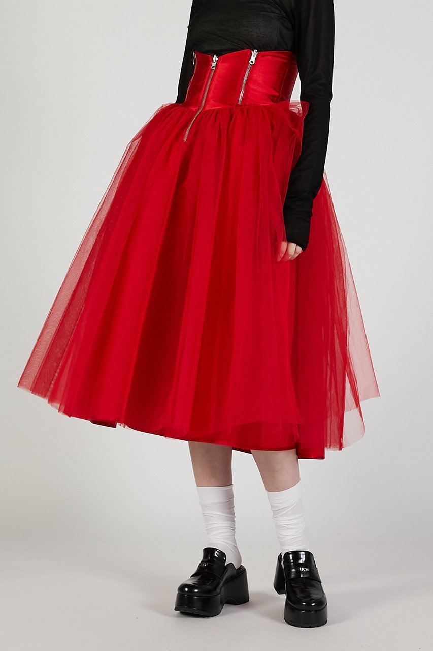 【プランク プロジェクト/PRANK PROJECT】のリバーシブルチュールスカート / Reversible Tulle Skirt 人気、トレンドファッション・服の通販 founy(ファニー) 　ファッション　Fashion　レディースファッション　Fashion for Women　スカート　Skirts　ロングスカート　Long Skirts / Maxi & Midi Skirts　2025年　2025　2025-2026秋冬・A/W　Autumn/Winter 2025–26 AW25–26　おすすめ　Recommended / Our Picks　コルセット　Corset, Bustier　シューズ　Shoes, Footwear　シルク　Silk, 100% Silk　スウェット / スエット　Sweatshirt, Sweatwear　スニーカー　Sneakers, Trainers　ソックス　Socks, Hosiery　ダウン　Down, Puffer　チュール　Tulip, Tulip Motif　フレア　Flare, Flared　マキシ　Maxi, Full Length　リバーシブル　Reversible, Two-Sided　ロング　Long, Long-Length　A/W・秋冬　Autumn/Winter　other-4|ID: prp329100004636808 ipo3291000000033408234