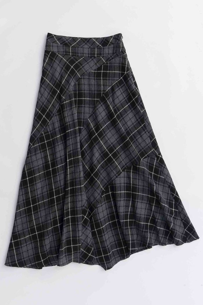 【メゾンスペシャル/MAISON SPECIAL】のRandom Plaid Flare Skirt/ランダムチェックフレアスカート インテリア・キッズ・メンズ・レディースファッション・服の通販 founy(ファニー) https://founy.com/ ファッション Fashion レディースファッション Fashion for Women スカート Skirts Aライン・フレアスカート A-Line & Flared Skirts ロングスカート Long Skirts / Maxi & Midi Skirts 2025年 2025 2025-2026秋冬・A/W Autumn/Winter 2025–26 AW25–26 イエロー Yellow チェック Check, Plaid, Tartan ドレープ Drape, Draping Fabric ロング Long, Long-Length A/W・秋冬 Autumn/Winter |ID: prp329100004636809 ipo3291000000033408238