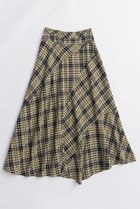 【メゾンスペシャル/MAISON SPECIAL】のRandom Plaid Flare Skirt/ランダムチェックフレアスカート YEL(イエロー)|ID: prp329100004636809 ipo3291000000033408240