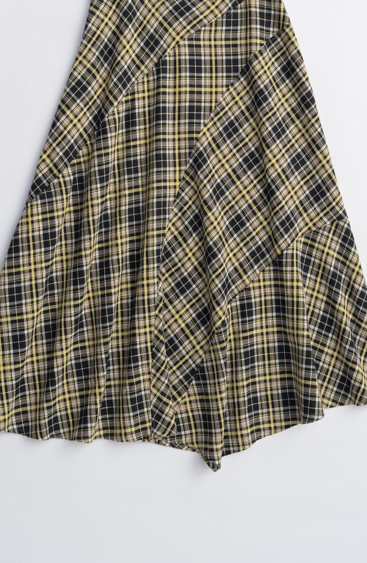 【メゾンスペシャル/MAISON SPECIAL】のRandom Plaid Flare Skirt/ランダムチェックフレアスカート 人気、トレンドファッション・服の通販 founy(ファニー) 　ファッション　Fashion　レディースファッション　Fashion for Women　スカート　Skirts　Aライン・フレアスカート　A-Line & Flared Skirts　ロングスカート　Long Skirts / Maxi & Midi Skirts　2025年　2025　2025-2026秋冬・A/W　Autumn/Winter 2025–26 AW25–26　イエロー　Yellow　チェック　Check, Plaid, Tartan　ドレープ　Drape, Draping Fabric　ロング　Long, Long-Length　A/W・秋冬　Autumn/Winter　other-4|ID: prp329100004636809 ipo3291000000033408243
