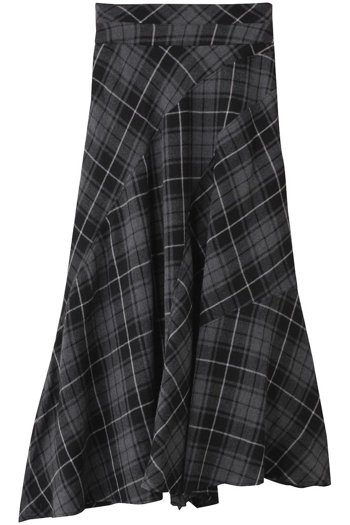 【メゾンスペシャル/MAISON SPECIAL】のRandom Plaid Flare Skirt/ランダムチェックフレアスカート インテリア・キッズ・メンズ・レディースファッション・服の通販 founy(ファニー) https://founy.com/ ファッション Fashion レディースファッション Fashion for Women スカート Skirts Aライン・フレアスカート A-Line & Flared Skirts ロングスカート Long Skirts / Maxi & Midi Skirts イエロー Yellow チェック Check, Plaid, Tartan ドレープ Drape, Draping Fabric ロング Long, Long-Length |ID: prp329100004636809 ipo3291000000036132849