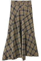【メゾンスペシャル/MAISON SPECIAL】のRandom Plaid Flare Skirt/ランダムチェックフレアスカート YEL(イエロー)|ID: prp329100004636809 ipo3291000000036132851
