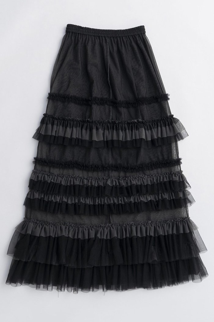 【メゾンスペシャル/MAISON SPECIAL】のVolume Tulle Ruffle Skirt/ボリュームチュールフリルスカート インテリア・キッズ・メンズ・レディースファッション・服の通販 founy(ファニー) https://founy.com/ ファッション Fashion レディースファッション Fashion for Women スカート Skirts ロングスカート Long Skirts / Maxi & Midi Skirts 2025年 2025 2025-2026秋冬・A/W Autumn/Winter 2025–26 AW25–26 ショーツ Shorts, Short Pants ジャケット Jacket, Outerwear チュール Tulip, Tulip Motif デニム Denim, Jeans Material フリル Frill, Ruffle ロング Long, Long-Length A/W・秋冬 Autumn/Winter |ID: prp329100004636810 ipo3291000000033408248