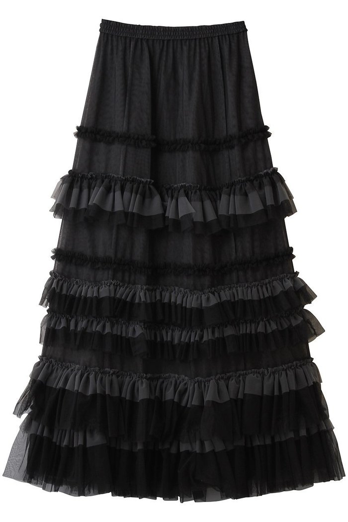 【メゾンスペシャル/MAISON SPECIAL】のVolume Tulle Ruffle Skirt/ボリュームチュールフリルスカート インテリア・キッズ・メンズ・レディースファッション・服の通販 founy(ファニー) https://founy.com/ ファッション Fashion レディースファッション Fashion for Women スカート Skirts ロングスカート Long Skirts / Maxi & Midi Skirts ショーツ Shorts, Short Pants ジャケット Jacket, Outerwear チュール Tulip, Tulip Motif デニム Denim, Jeans Material フリル Frill, Ruffle ロング Long, Long-Length |ID: prp329100004636810 ipo3291000000035759531