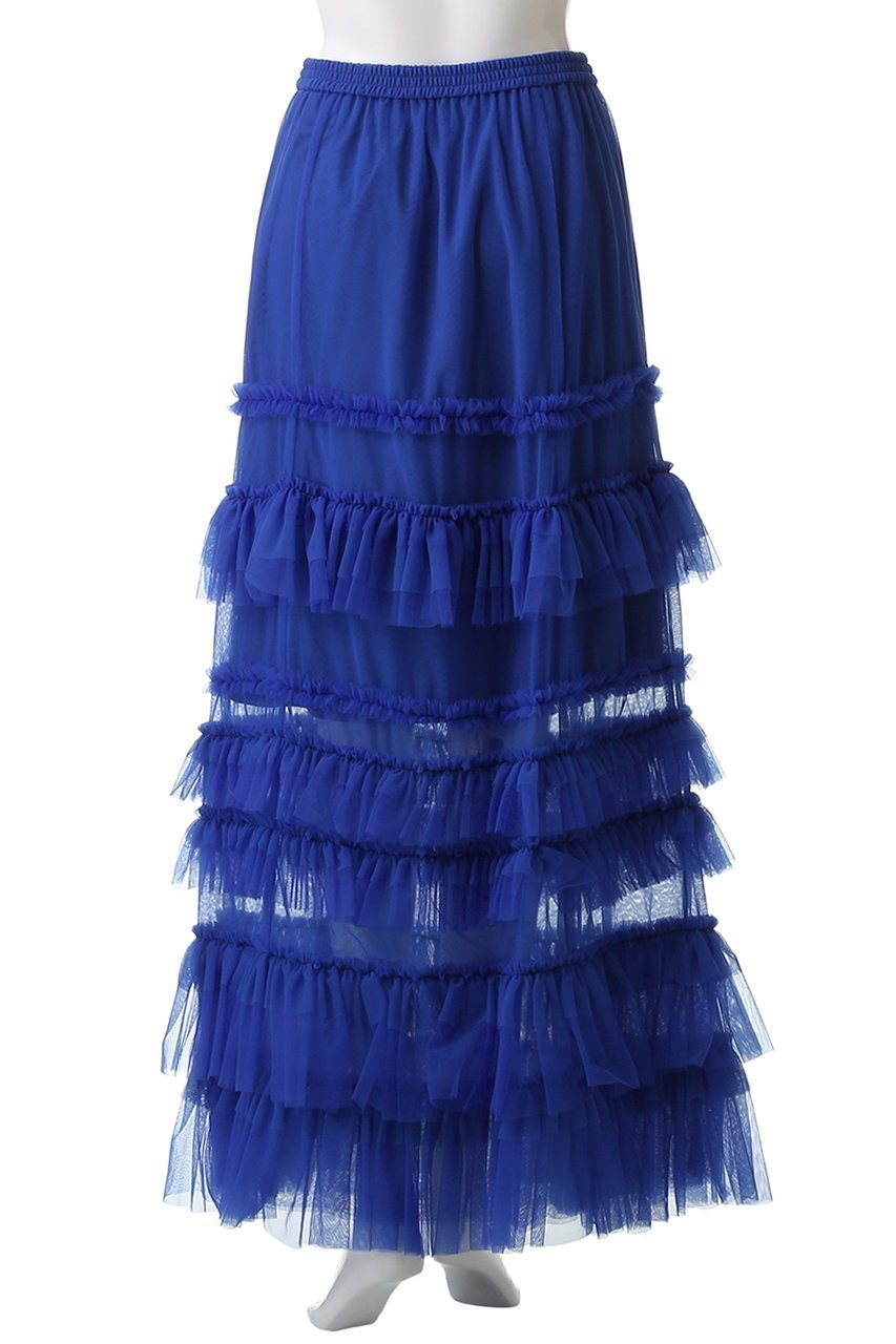 【メゾンスペシャル/MAISON SPECIAL】のVolume Tulle Ruffle Skirt/ボリュームチュールフリルスカート 人気、トレンドファッション・服の通販 founy(ファニー) 　ファッション　Fashion　レディースファッション　Fashion for Women　スカート　Skirts　ロングスカート　Long Skirts / Maxi & Midi Skirts　ショーツ　Shorts, Short Pants　ジャケット　Jacket, Outerwear　チュール　Tulip, Tulip Motif　デニム　Denim, Jeans Material　フリル　Frill, Ruffle　ロング　Long, Long-Length　other-4|ID: prp329100004636810 ipo3291000000035759538