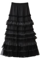 【メゾンスペシャル/MAISON SPECIAL】のVolume Tulle Ruffle Skirt/ボリュームチュールフリルスカート BLK(ブラック)|ID: prp329100004636810 ipo3291000000036038856