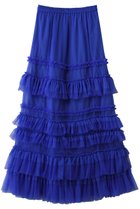 【メゾンスペシャル/MAISON SPECIAL】のVolume Tulle Ruffle Skirt/ボリュームチュールフリルスカート BLU(ブルー)|ID: prp329100004636810 ipo3291000000036038858