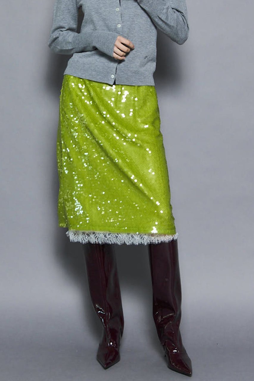 【メゾンスペシャル/MAISON SPECIAL】のLace Combination Sequin Skirt/レースコンビスパンコールスカート 人気、トレンドファッション・服の通販 founy(ファニー) 　ファッション　Fashion　レディースファッション　Fashion for Women　スカート　Skirts　ロングスカート　Long Skirts / Maxi & Midi Skirts　2025年　2025　2025-2026秋冬・A/W　Autumn/Winter 2025–26 AW25–26　オレンジ　Orange　シルバー　Silver, Metallic Silver　スパンコール　Sequins, Sequin Embellishment　セパレート　Separate, Two-Piece　タイトスカート　Pencil Skirt, Tight Skirt　ペチコート　Petticoat, Underskirt　ミックス　Mix, Mixed Style　レース　Lace, Lace Fabric　ロング　Long, Long-Length　A/W・秋冬　Autumn/Winter　other-3|ID: prp329100004636811 ipo3291000000033408258