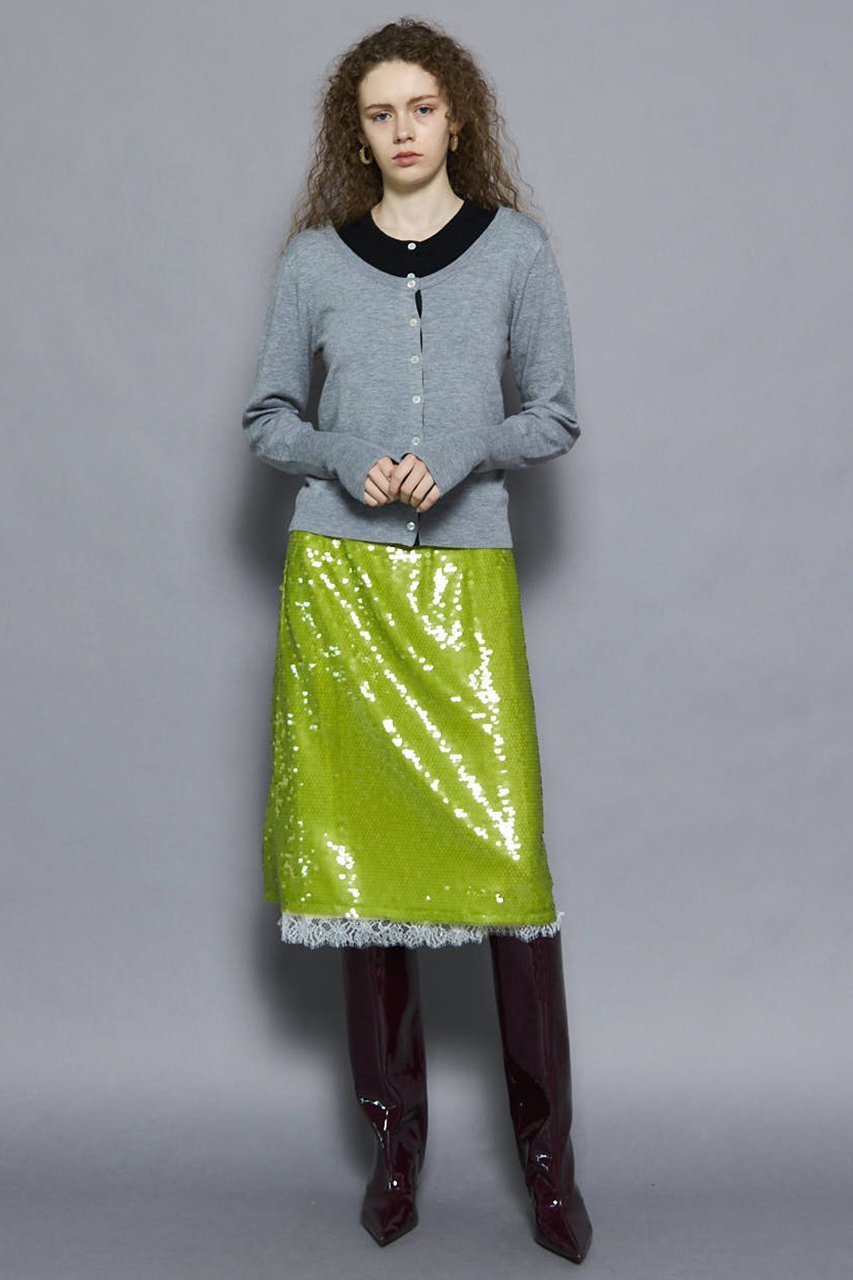 【メゾンスペシャル/MAISON SPECIAL】のLace Combination Sequin Skirt/レースコンビスパンコールスカート 人気、トレンドファッション・服の通販 founy(ファニー) 　ファッション　Fashion　レディースファッション　Fashion for Women　スカート　Skirts　ロングスカート　Long Skirts / Maxi & Midi Skirts　2025年　2025　2025-2026秋冬・A/W　Autumn/Winter 2025–26 AW25–26　オレンジ　Orange　シルバー　Silver, Metallic Silver　スパンコール　Sequins, Sequin Embellishment　セパレート　Separate, Two-Piece　タイトスカート　Pencil Skirt, Tight Skirt　ペチコート　Petticoat, Underskirt　ミックス　Mix, Mixed Style　レース　Lace, Lace Fabric　ロング　Long, Long-Length　A/W・秋冬　Autumn/Winter　other-6|ID: prp329100004636811 ipo3291000000033408261