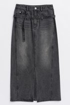 【メゾンスペシャル/MAISON SPECIAL】の2way High Waist Denim Skirt/2WAYハイウエストデニムスカート BLK(ブラック)|ID: prp329100004636812 ipo3291000000033408265