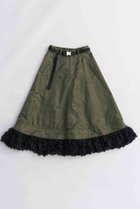 【メゾンスペシャル/MAISON SPECIAL】のBelted 2way Flower Hem Volume Skirt/ベルテッド2WAYフラワーヘムボリューミースカート KHK(カーキ)|ID: prp329100004636813 ipo3291000000033408276