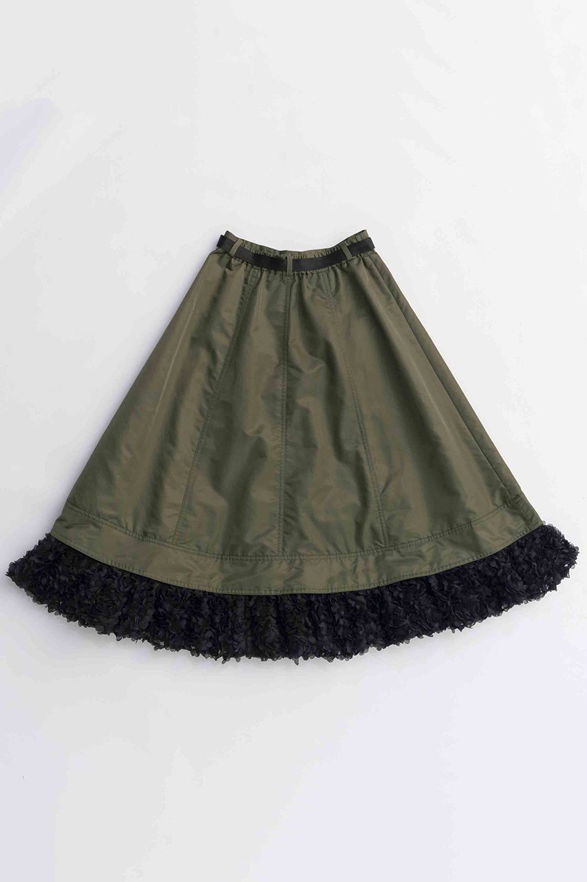 【メゾンスペシャル/MAISON SPECIAL】のBelted 2way Flower Hem Volume Skirt/ベルテッド2WAYフラワーヘムボリューミースカート 人気、トレンドファッション・服の通販 founy(ファニー) 　ファッション　Fashion　レディースファッション　Fashion for Women　スカート　Skirts　ロングスカート　Long Skirts / Maxi & Midi Skirts　2025年　2025　2025-2026秋冬・A/W　Autumn/Winter 2025–26 AW25–26　なめらか　Smooth, Silky Texture　ソックス　Socks, Hosiery　タイツ　Tights, Legwear　フレア　Flare, Flared　ベルテッド　Belted, Waist Belted　ロング　Long, Long-Length　A/W・秋冬　Autumn/Winter　防寒　Cold Protection, Winter-Ready　other-7|ID: prp329100004636813 ipo3291000000033408284
