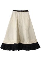 【メゾンスペシャル/MAISON SPECIAL】のBelted 2way Flower Hem Volume Skirt/ベルテッド2WAYフラワーヘムボリューミースカート IVR(アイボリー)|ID: prp329100004636813 ipo3291000000036132861