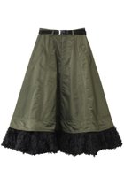 【メゾンスペシャル/MAISON SPECIAL】のBelted 2way Flower Hem Volume Skirt/ベルテッド2WAYフラワーヘムボリューミースカート KHK(カーキ)|ID: prp329100004636813 ipo3291000000036132862
