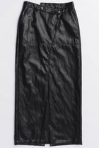 【メゾンスペシャル/MAISON SPECIAL】のWaist Cross Vegan Leather Tight Slit Skirt/ウエストクロスヴィーガンレザータイトスリットスカート BLK(ブラック)|ID: prp329100004636814 ipo3291000000033408287