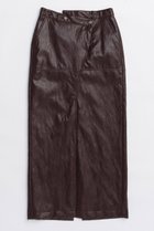 【メゾンスペシャル/MAISON SPECIAL】のWaist Cross Vegan Leather Tight Slit Skirt/ウエストクロスヴィーガンレザータイトスリットスカート BRD(ボルドー)|ID: prp329100004636814 ipo3291000000033408288
